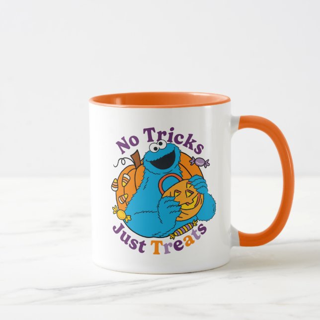 Cookie Monster | Keine Tricks nur Leckereien Tasse (Rechts)