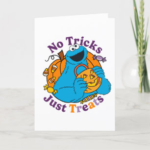 Cookie Monster Keine Tricks, nur Leckerlis Feiertagskarte