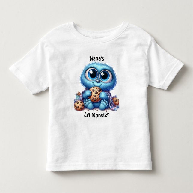 Cookie Monster Kleinkind T-shirt (Vorderseite)