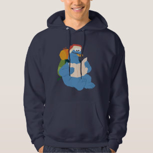 Cookie Monster Lesen einer Karte Hoodie