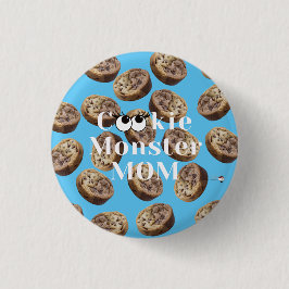 Cookie Monster-Mama Button