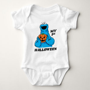 Cookie Monster - Mein erstes Halloween Baby Strampler