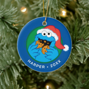Cookie Monster Offizieller Weihnachts-Cookie-Tes Keramik Ornament