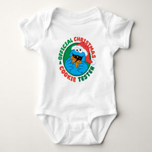 Cookie Monster Offizieller Weihnachtskochtest Baby Strampler