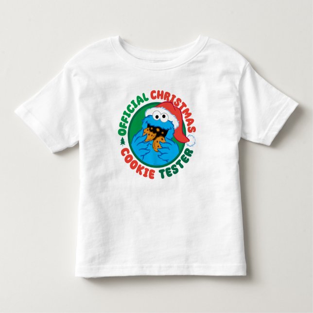 Cookie Monster | Offizieller Weihnachtskochtest Kleinkind T-shirt (Vorderseite)