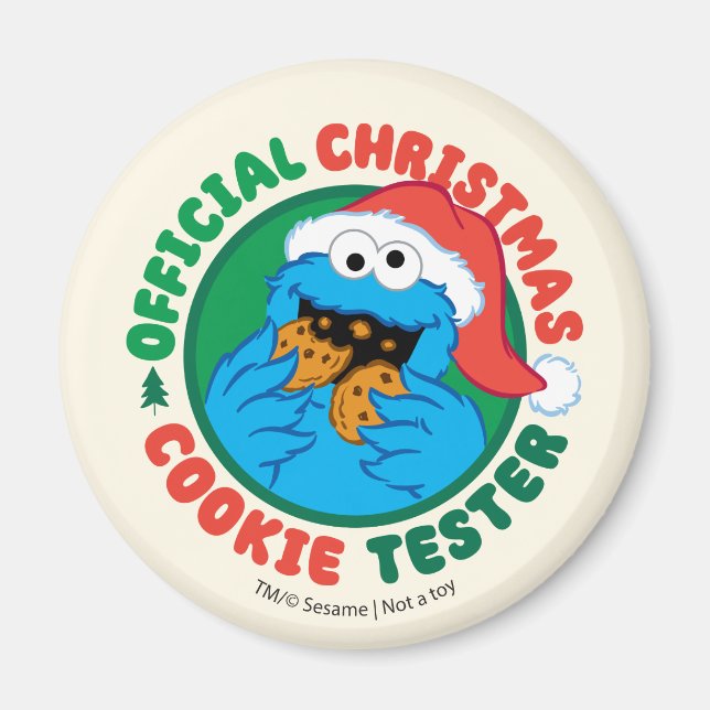 Cookie Monster | Offizieller Weihnachtskochtest Magnet (Vorne)