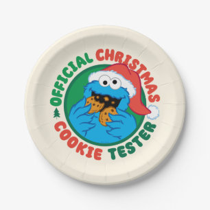 Cookie Monster Offizieller Weihnachtskochtest Pappteller