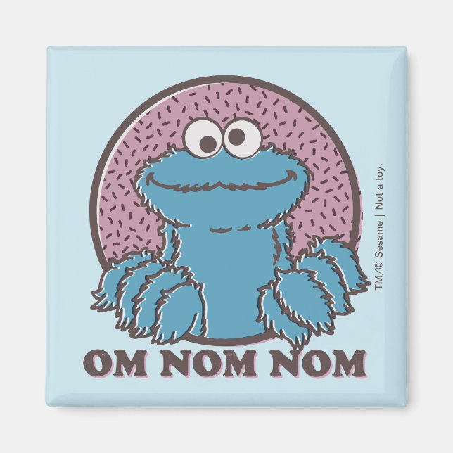 Cookie Monster | Om Nom Nom Magnet (Vorne)