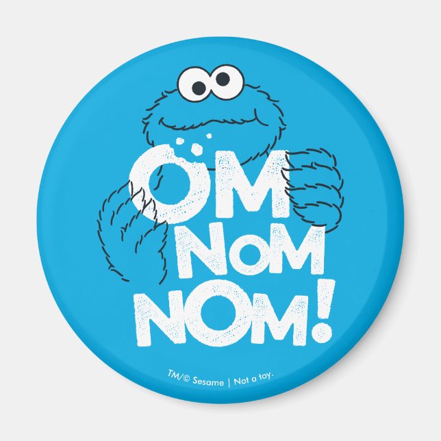 Cookie Monster | Om Nom Nom! Magnet (Vorne)