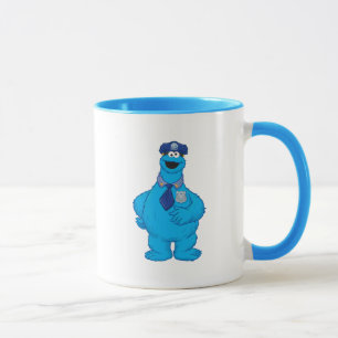 Cookie Monster Polizeibeamte Kostüm Tasse
