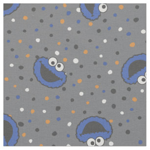 Cookie Monster   Polka-Dottern-Muster der 80er-Jah Stoff
