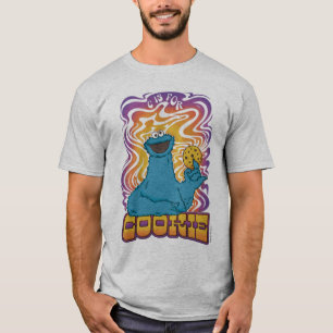 Cookie Monster   Psychedelisch T-Shirt