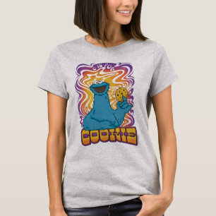 Cookie Monster Psychedelisch T-Shirt