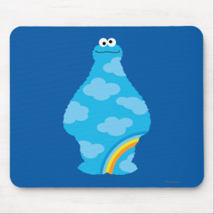 Cookie Monster Regenbogen Mousepad