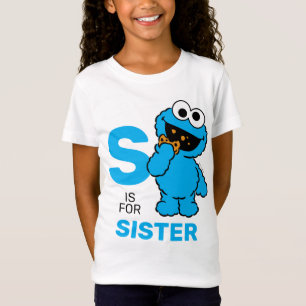 Cookie Monster   S ist für Sister T-Shirt