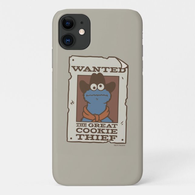 Cookie Monster | Steckbrief Case-Mate iPhone Hülle (Rückseite)