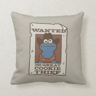 Cookie Monster   Steckbrief Kissen