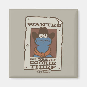 Cookie Monster   Steckbrief Magnet