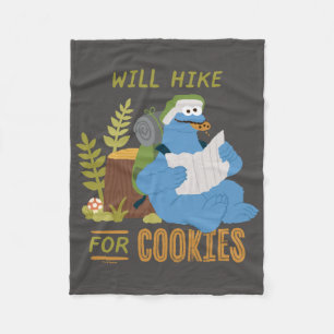 Cookie Monster   Steigt für Cookies Fleecedecke