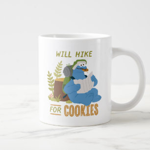 Cookie Monster Steigt für Cookies Jumbo-Tasse