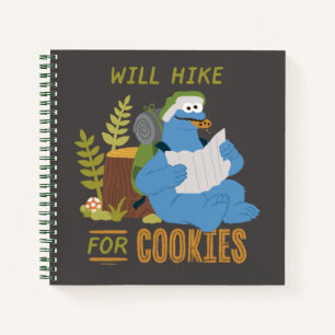 Cookie Monster   Steigt für Cookies Notizbuch