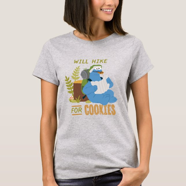 Cookie Monster | Steigt für Cookies T-Shirt (Vorderseite)