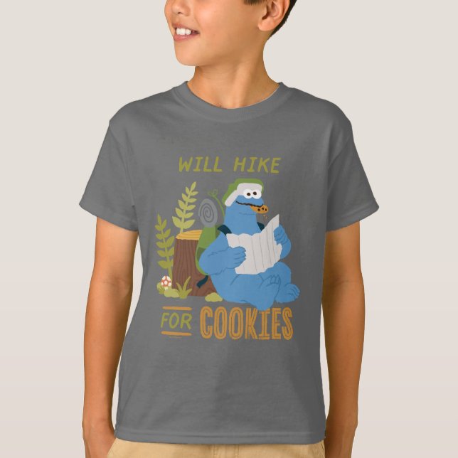 Cookie Monster | Steigt für Cookies T-Shirt (Vorderseite)