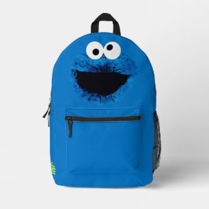 Cookie Monster   Trend Wasserfarbe Bedruckter Rucksack