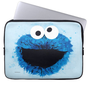 Cookie Monster   Trend Wasserfarbe Laptopschutzhülle