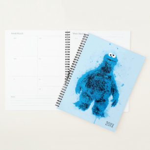 Cookie Monster Trend Wasserfarbe Planer