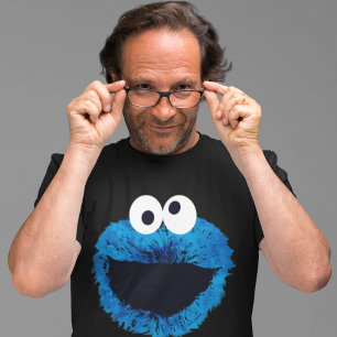 Cookie Monster Trend Wasserfarbe Tri-Blend Shirt
