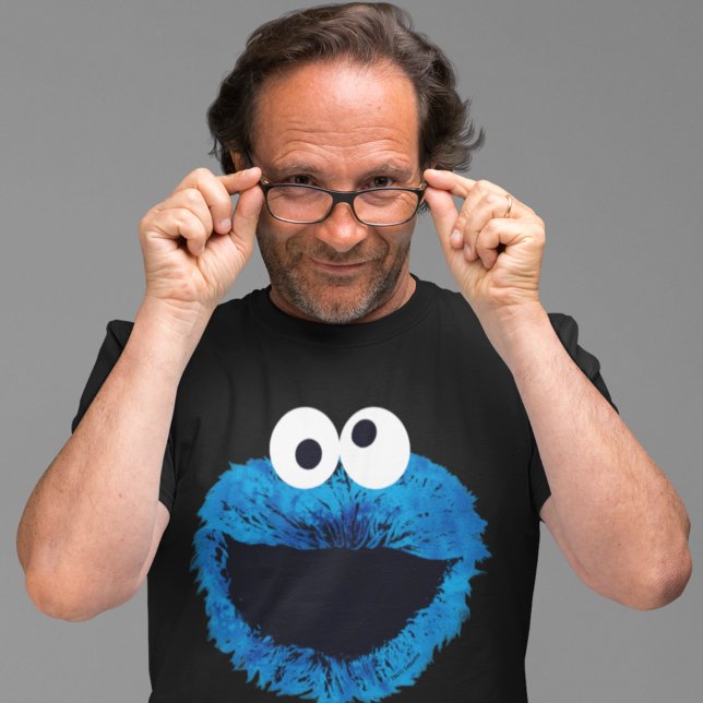 Cookie Monster | Trend Wasserfarbe Tri-Blend Shirt (Von Creator hochgeladen)
