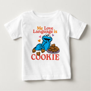 Cookie Monster   Valentinstag-Zitat Baby T-shirt