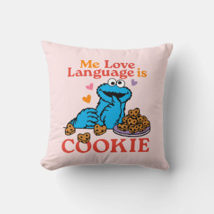 Cookie Monster   Valentinstag-Zitat Kissen