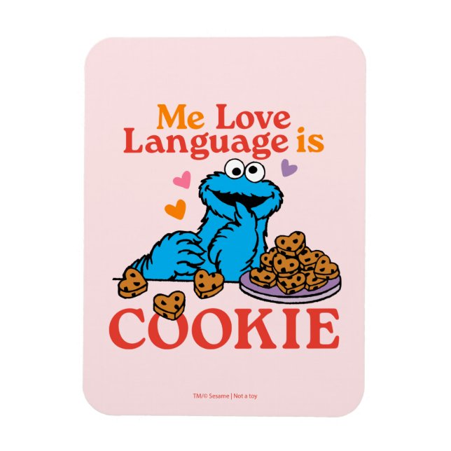Cookie Monster | Valentinstag-Zitat Magnet (Vertikal)