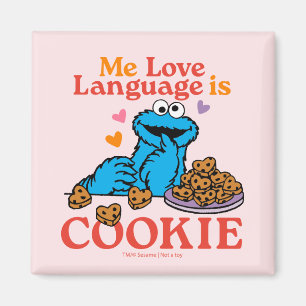 Cookie Monster   Valentinstag-Zitat Magnet
