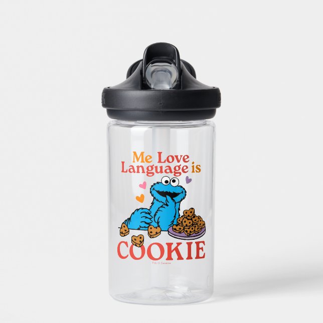 Cookie Monster | Valentinstag-Zitat Trinkflasche (Vorne)