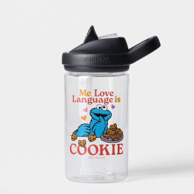 Cookie Monster | Valentinstag-Zitat Trinkflasche (Links)