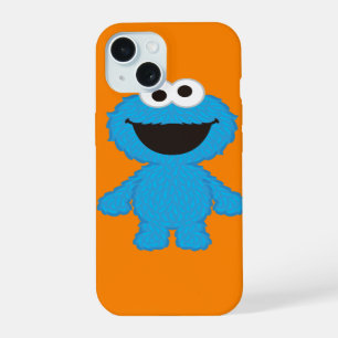 Cookie Monster Wolle Style iPhone 15 Hülle