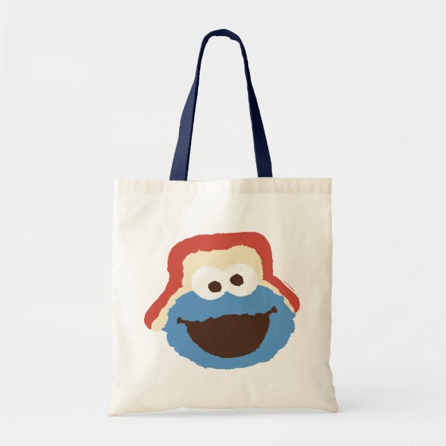 Cookie Monster Woodland Face Tragetasche (Vorne)