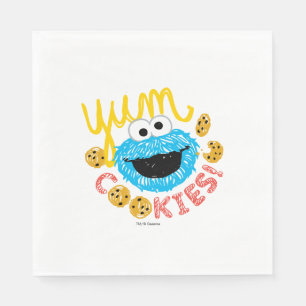 Cookie Monster Yum Serviette