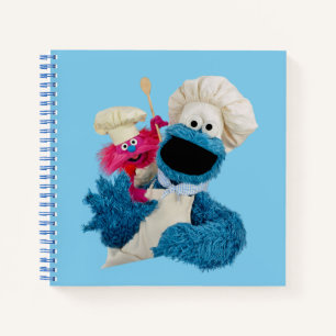 Cookie Monsters Feinschmecker LKW Friends Notizbuch