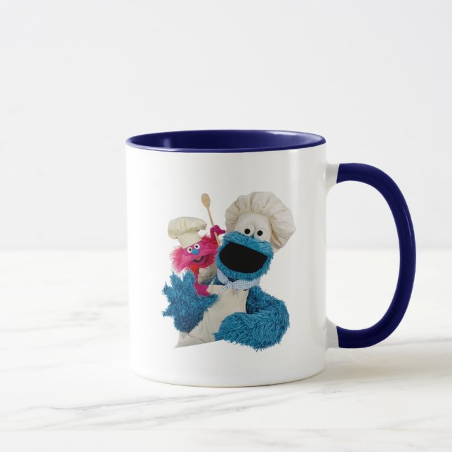 Cookie Monsters Feinschmecker LKW Friends Tasse (Rechts)