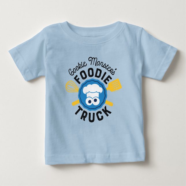 Cookie Monster's Feinschmecker Truck Logo Baby T-shirt (Vorderseite)
