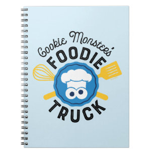 Cookie Monster's Feinschmecker Truck Logo Notizblock
