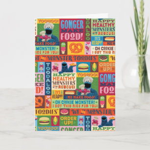 Cookie Monster's Feinschmecker Truck Muster Karte