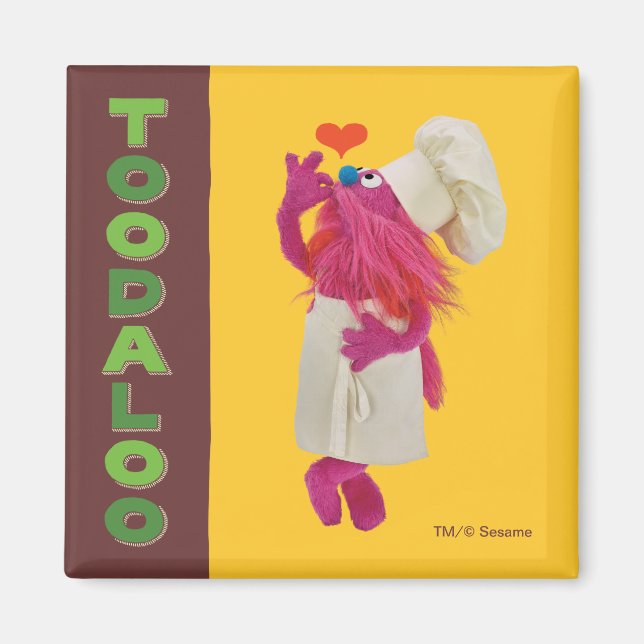 Cookie Monster's Feinschmecker Truck | Toodaloo Magnet (Vorne)