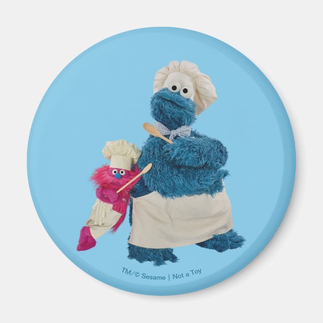 Cookie Monster's Food Truck Partners Magnet (Vorne)