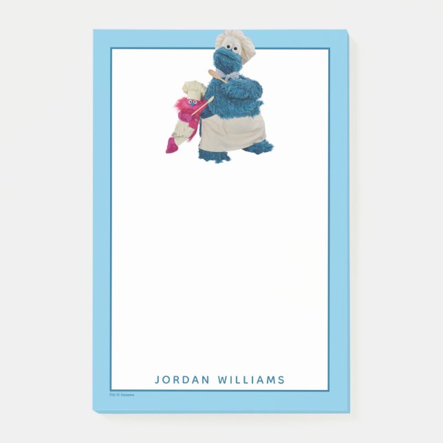 Cookie Monster's Food Truck Partners Post-it Klebezettel (Vorderseite)