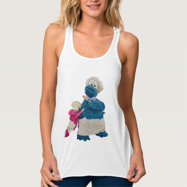 Cookie Monster's Food Truck Partners Tank Top (Vorderseite)